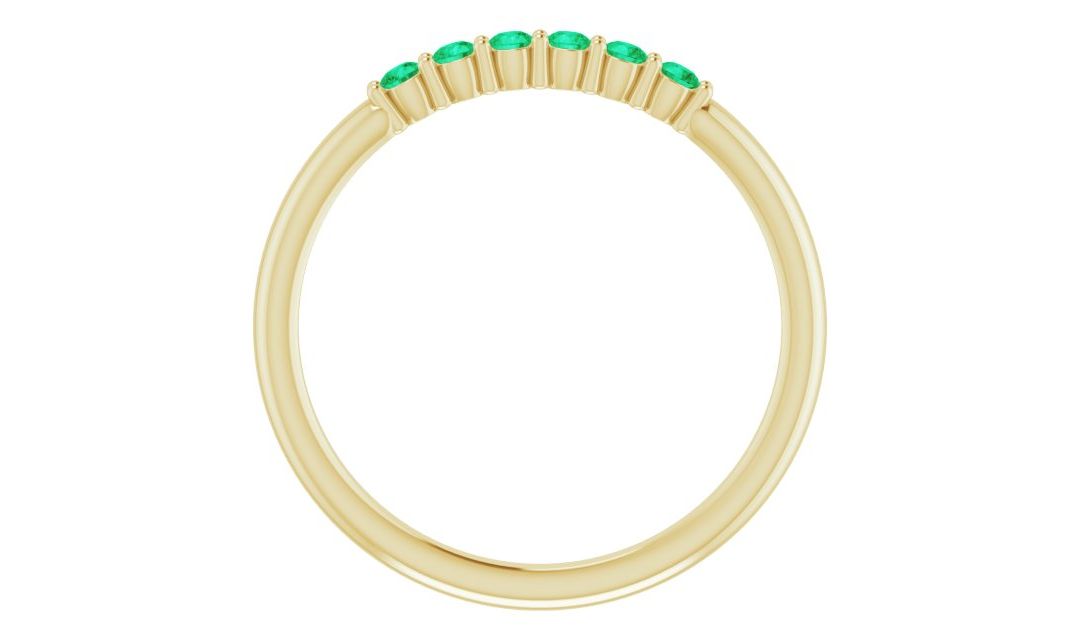Emerald Row Ring