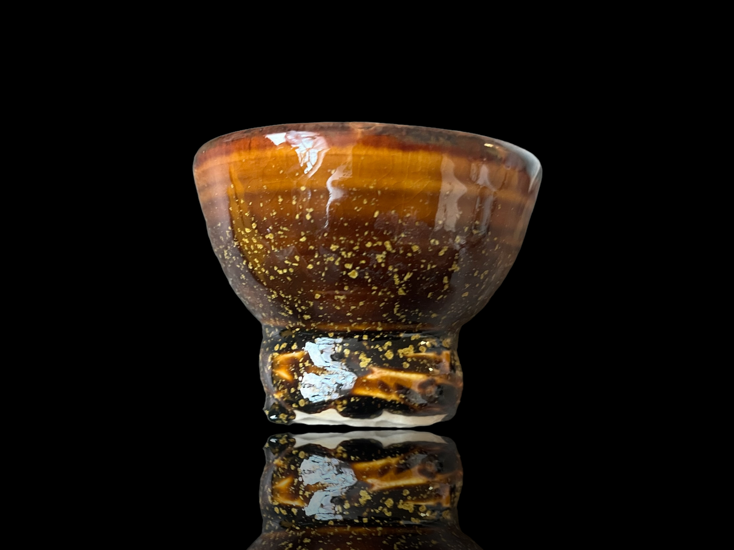 Gold Speckled Ring Dish