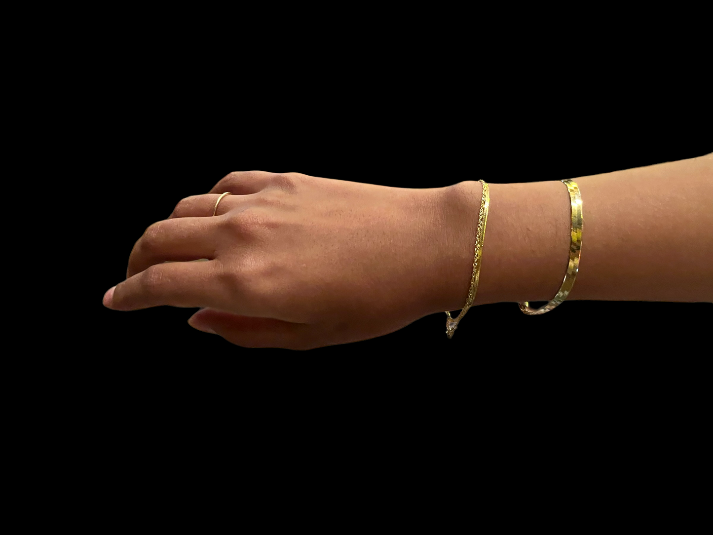 Thinnest Herringbone Bracelet