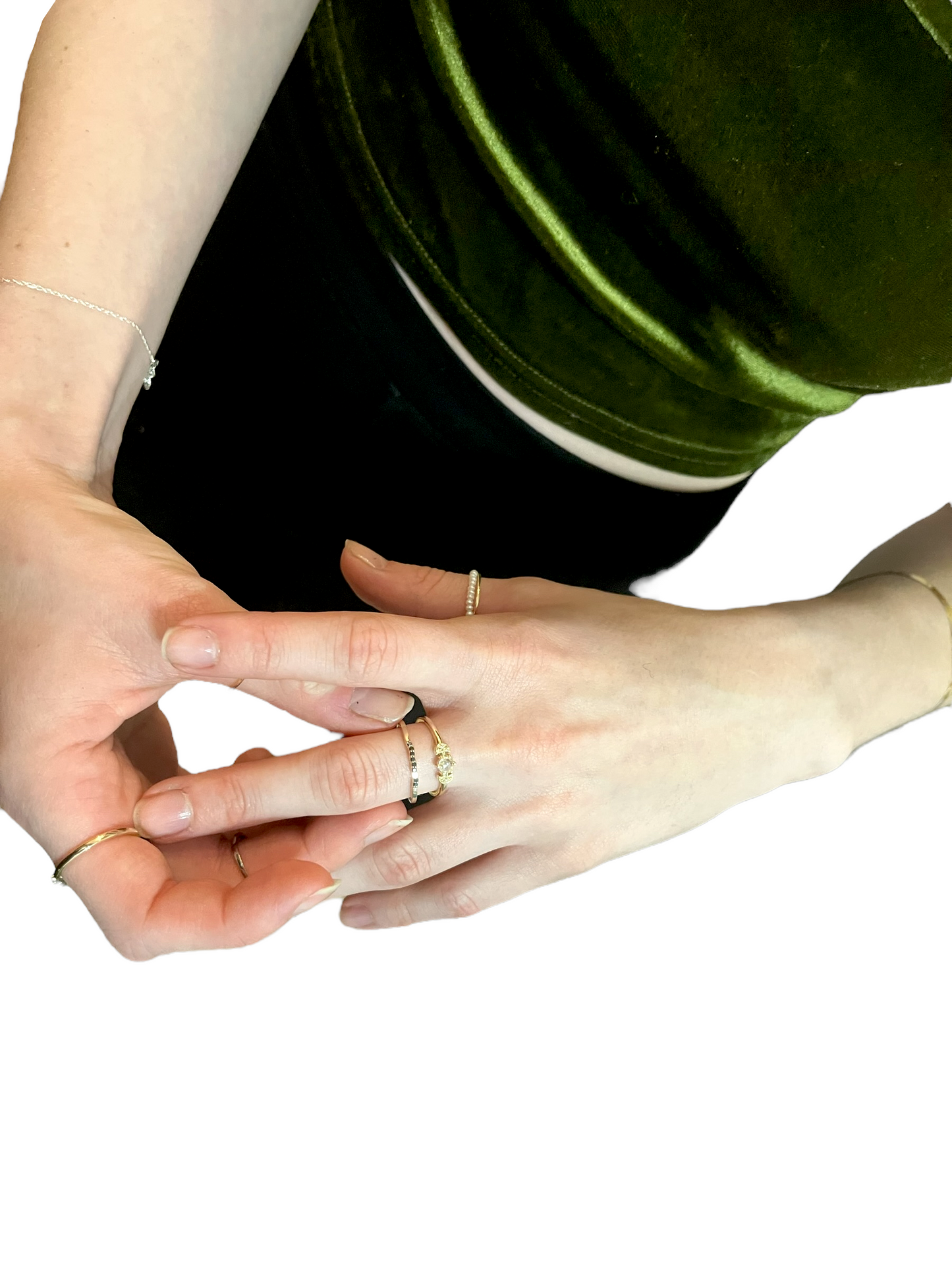 Black Diamond Dance Ring