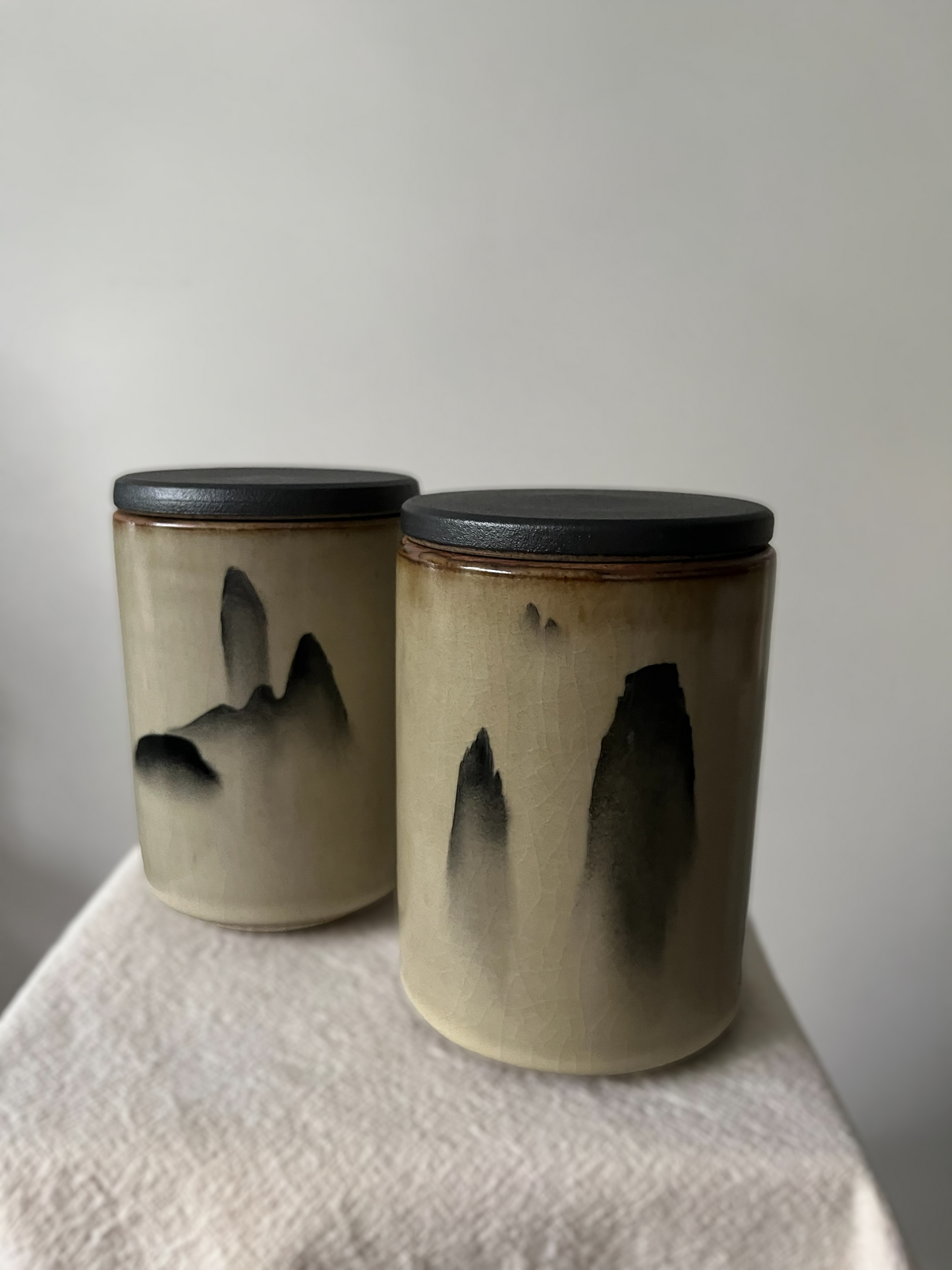 Tea Container with Mountains + Loose Leaf Tea