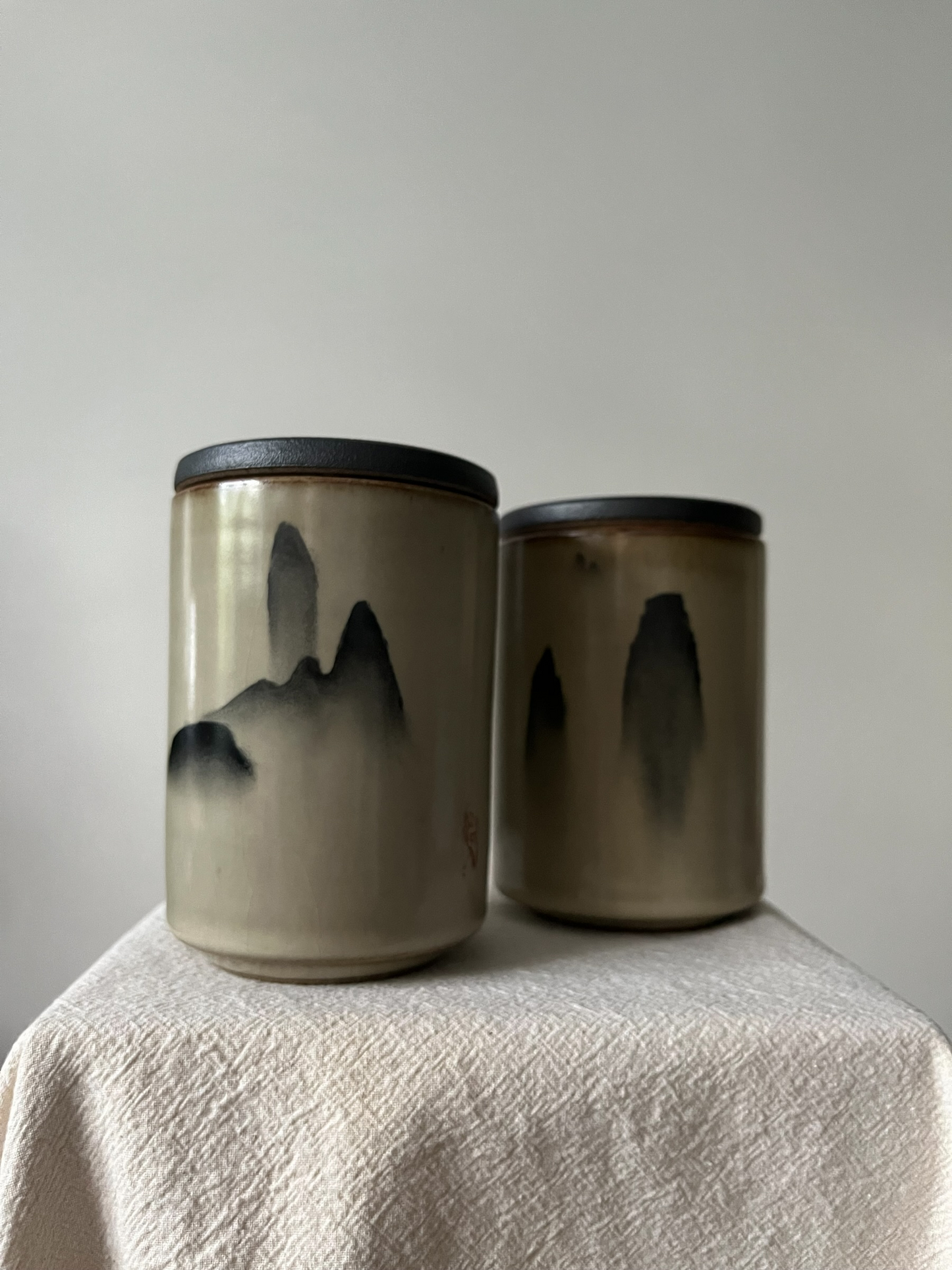 Tea Container with Mountains + Loose Leaf Tea